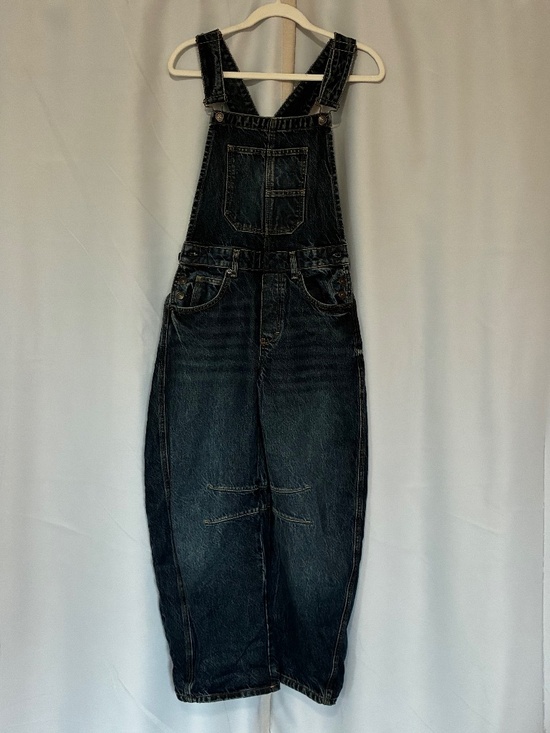 We The Free Denim - Free People We The Free Good Luck Barrel Overalls